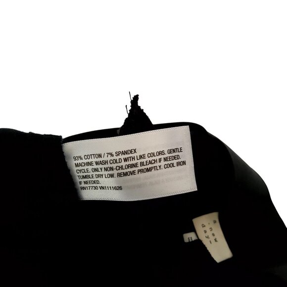 A New Day Elastic waistband for a secure fit Womens Black Slim Fit Pants Size 8 - Picture 6 of 7